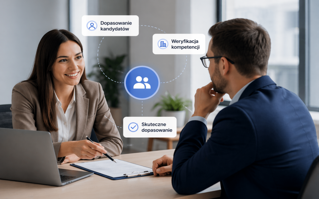 Rozmowa rekrutacyjna w biurze – dopasowanie kandydata do firmy CVSearch
